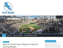 Tablet Screenshot of coachspotlight.com